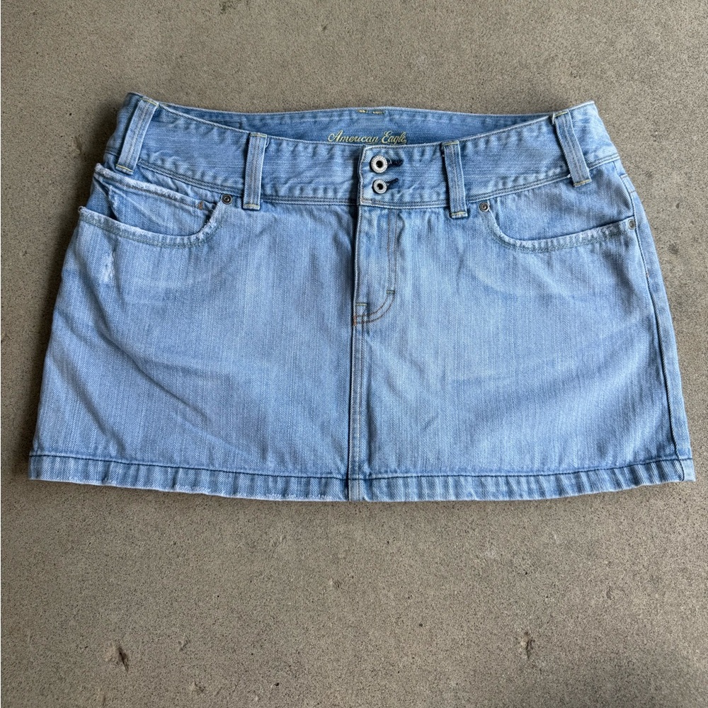 y2k american eagle mini skirt